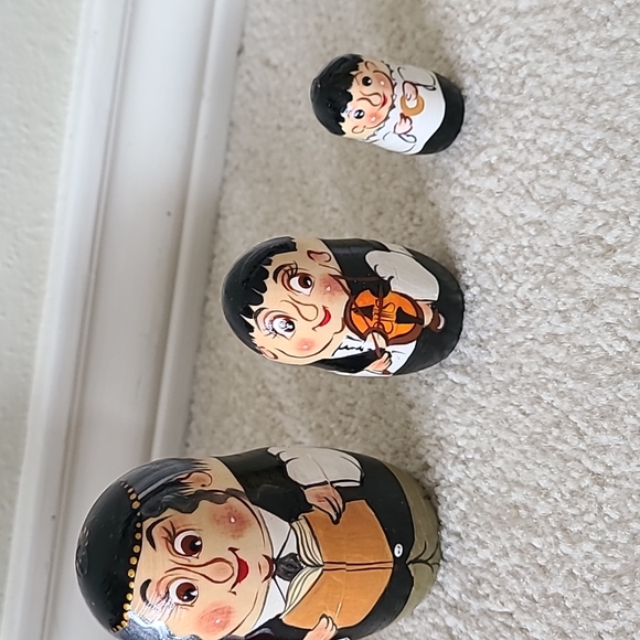 Hanukkah, Menorah, Jerusalem - set of 5 Jewish dolls - Picture 4 of 7